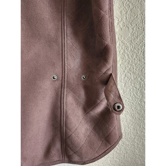 OutBack Trading Co. Brown Insulated Women's Suede Vest Xl - Picture 6 of 10